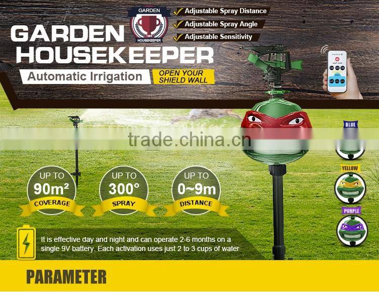 Newest Sprinkler Repellent Motion Activated Turtles Bird Scare