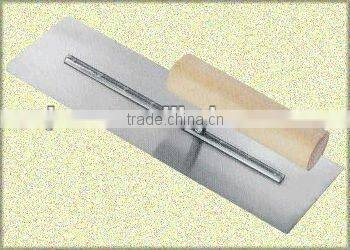 wooden handle carbon steel plastering trowel