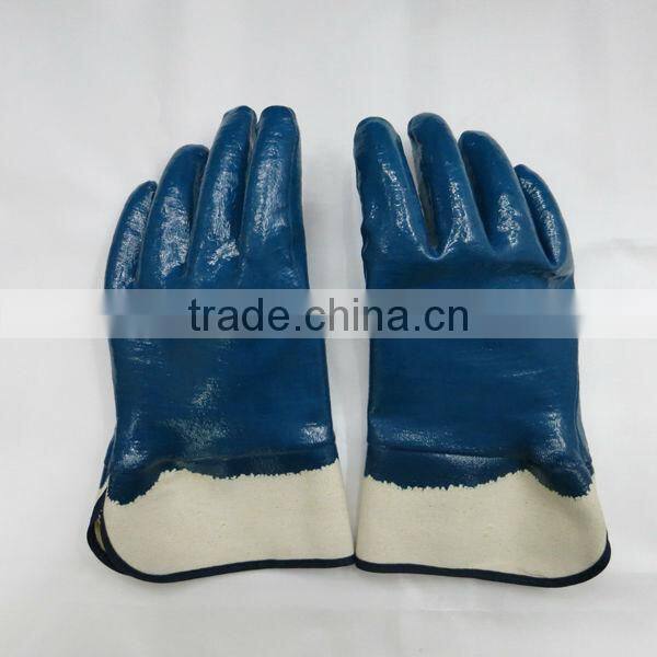Heavy Duty Nitrile Dipped Safety Work Gloves