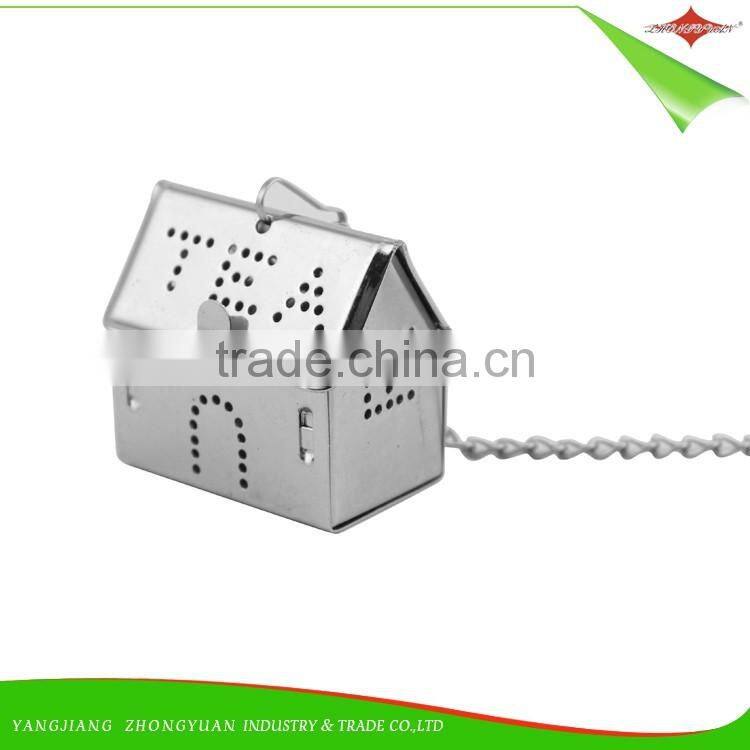 ZY-S3019 House Shape Stainless Steel Tea Strainer tea infuser