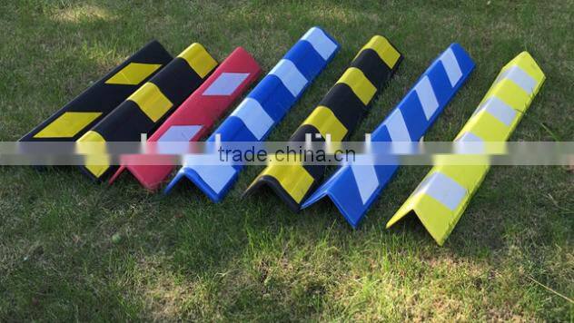 Wall Rubber Corner Guards reflective wall rubber corner guard for packing lot