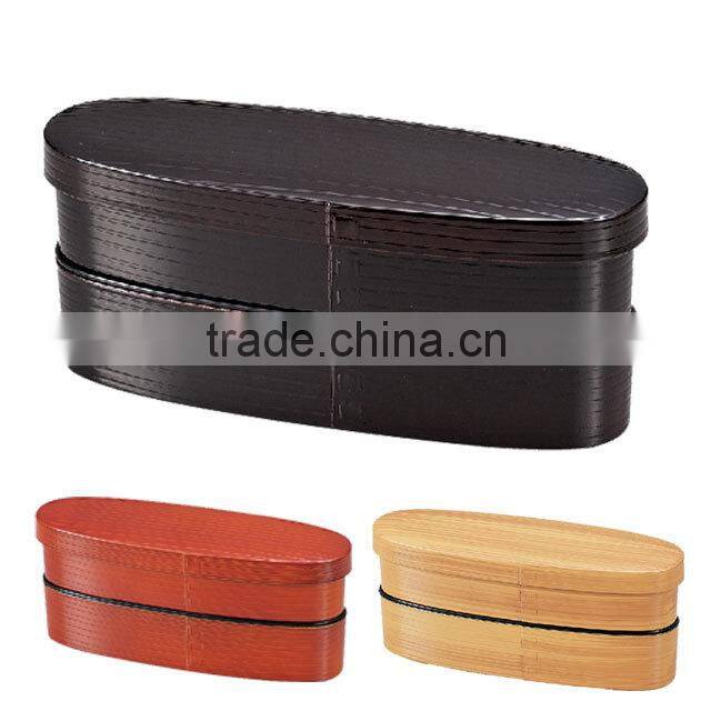Japanese Bento box Sushi wood container Sushi bento Wappa made in Japan