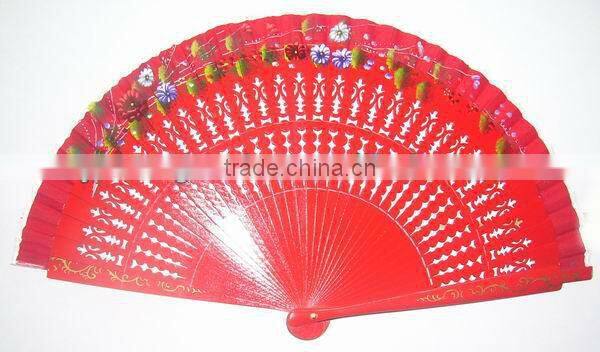 Wedding hand-painted folding fan
