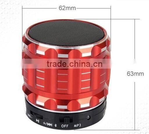 Best Happy Birthday Wishes Metal Mini Portable HIFI Bluetooth Speaker Fashion Mic Stereo Speakers