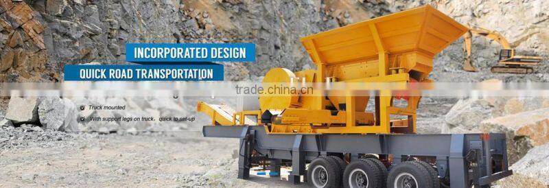 2014 professional mobile crusher station for mining