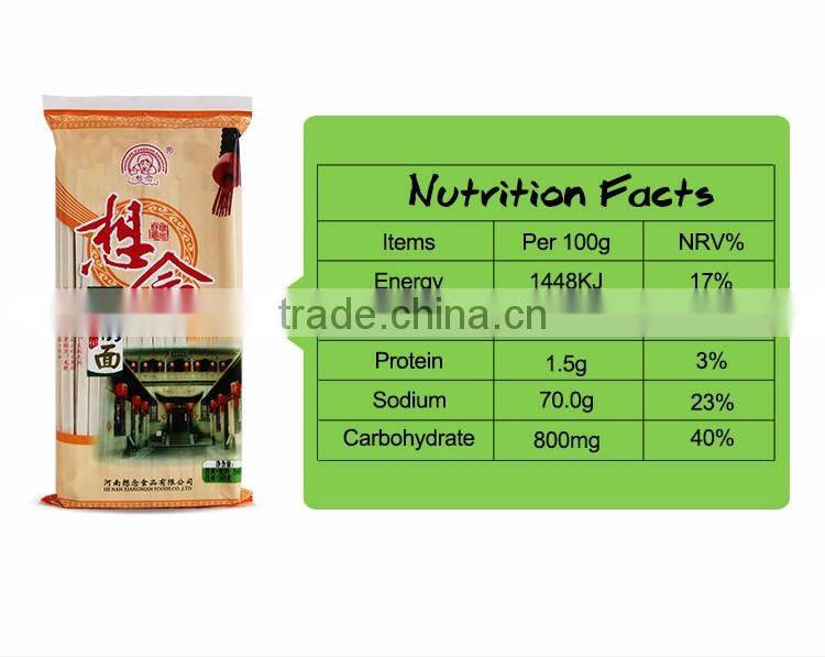 OEM Sliced ready noodles with seasoning bags