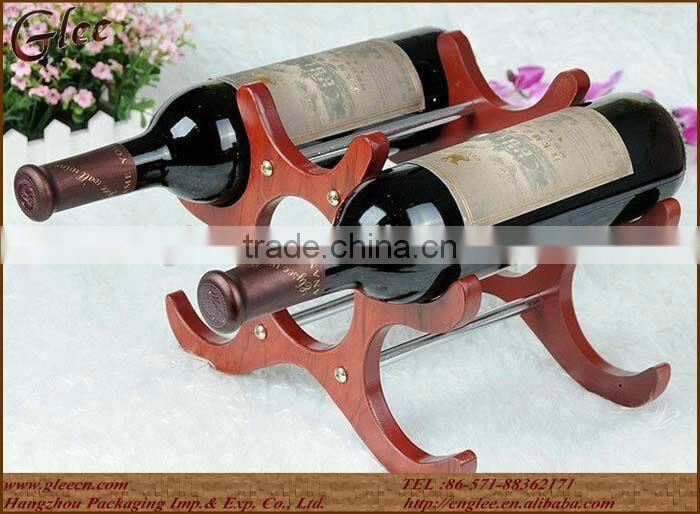 Wooden Wine display rack for promotion