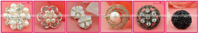 Fashion Rhinestone Button for Wedding Bouquet Decoration WBK-1259