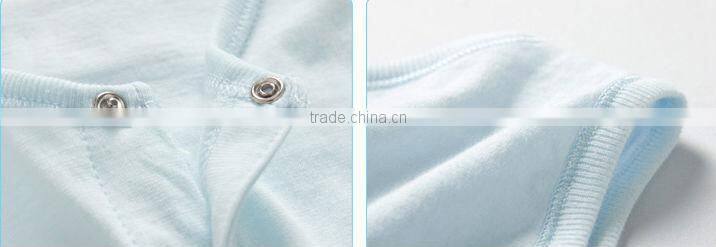 the baby clothing 100% cotton plain baby rompers wholesale