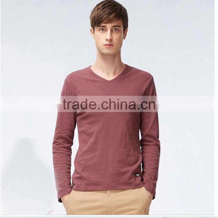 Fashion design t shirt/ Mens high quality long sleeve t-shirt