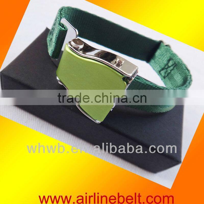 Unique aircraft buckle stainless steel tennis bracelet