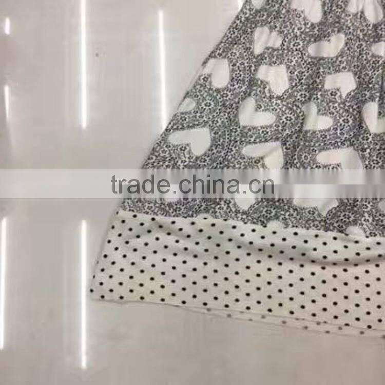 Girls china suppliers overruns garment dot print summer dresses