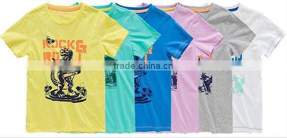 Fashion new trend t-shirts cool kids t-shirt ruffle girls