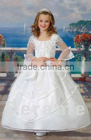 spaghetti strap flower girl dress 2011