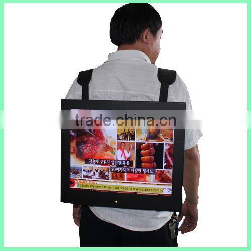 15inch lcd walkman portable hdmi dvd ad player
