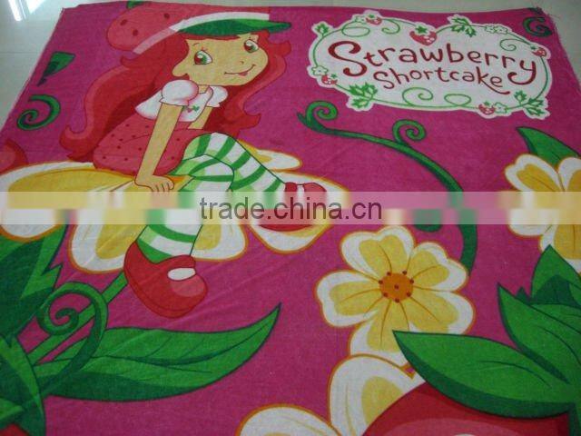 printed fleece blanket cartoon design