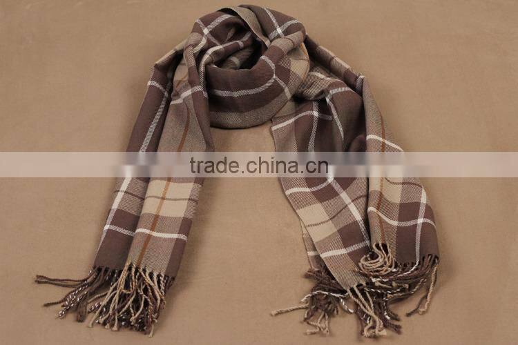 2014 New fashion men winter cashmere scarf