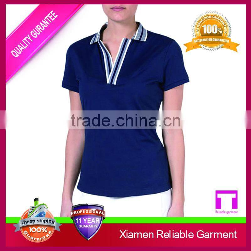 high quality wholesale polo t shirt for laday, women brand polo t shirts