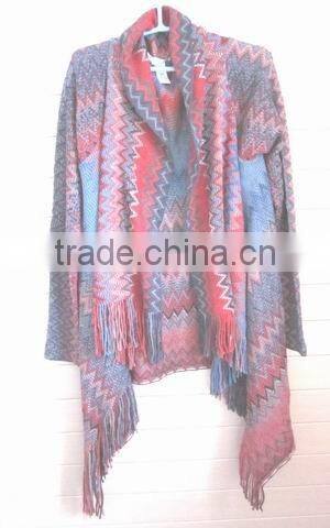 china lady sweater poncho