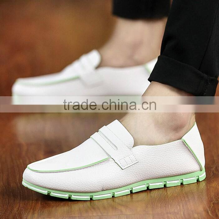 2016 Spring Trendy Shoes,PU Leather Men Outdoor Shoes
