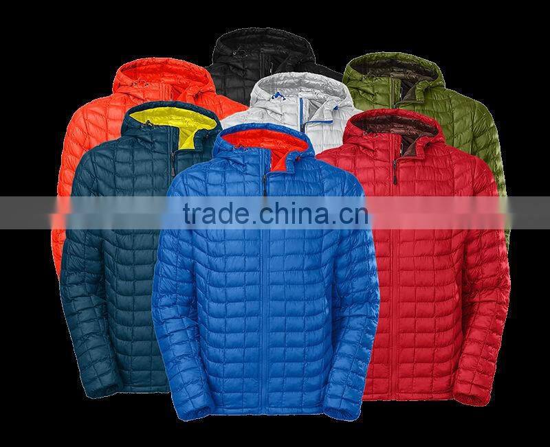 Shiny mens down jacket