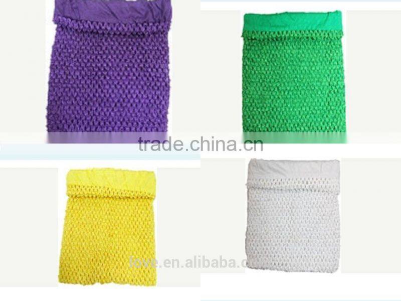 12*10 INCH Baby Girl TURQUOISE Crochet Tops for Tutu LINED Wholesale in stock