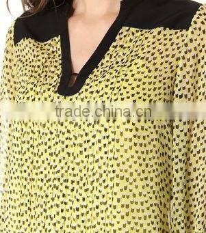 2013 summer transparent girls blouse designs