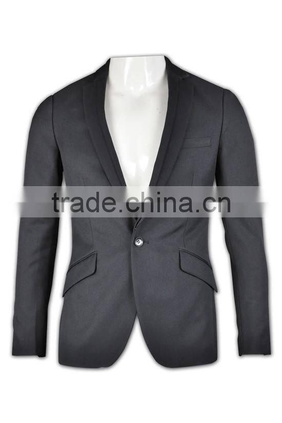 2015 Two Buttons Men's Suit in TR Fabric Fashion Business Suit