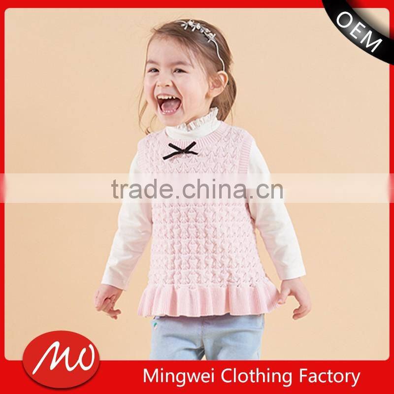 cheap clothing wool handmade kids pullover sweater of christmas for girls