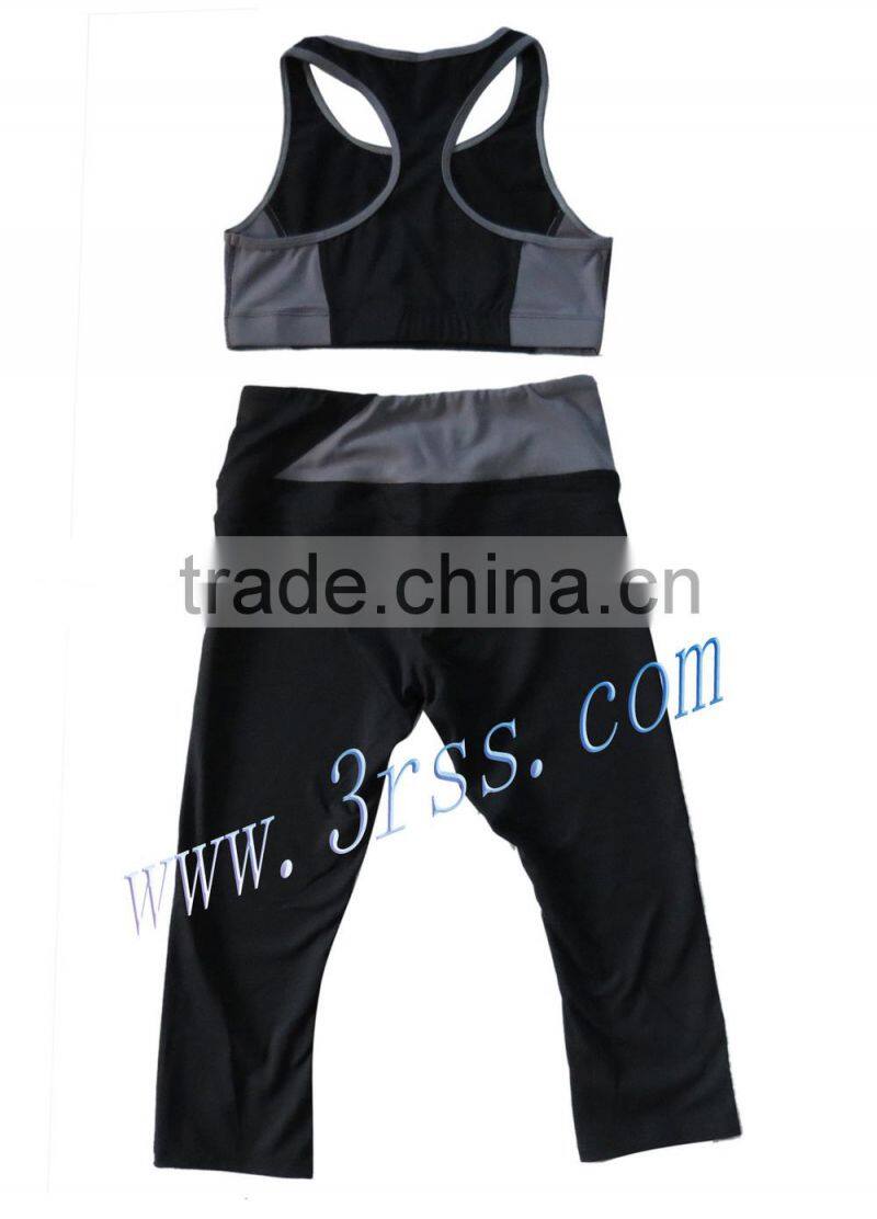 High Quality Polyester/Spandex Fitness wear
