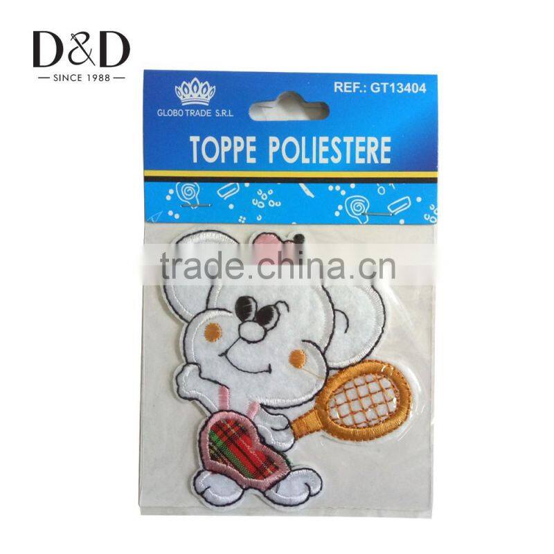 D&D Handmade Embroidered Patches Iron On Applique for Clothing Patches Sewing Crafts Accessory