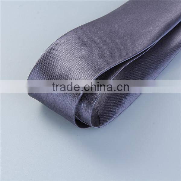 High Quality Polyester Necktie Dark Gray Mens Ties