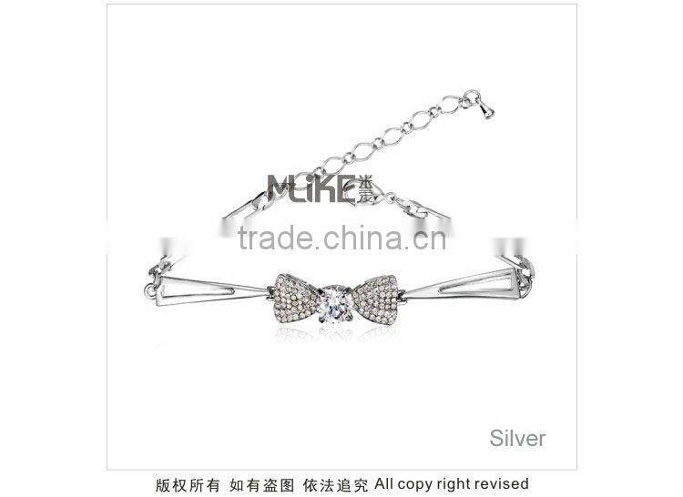 Bow-Tie 925 silver bracelet with Crystal M3007