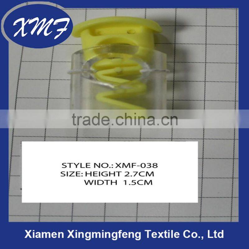 Transparent cord lock