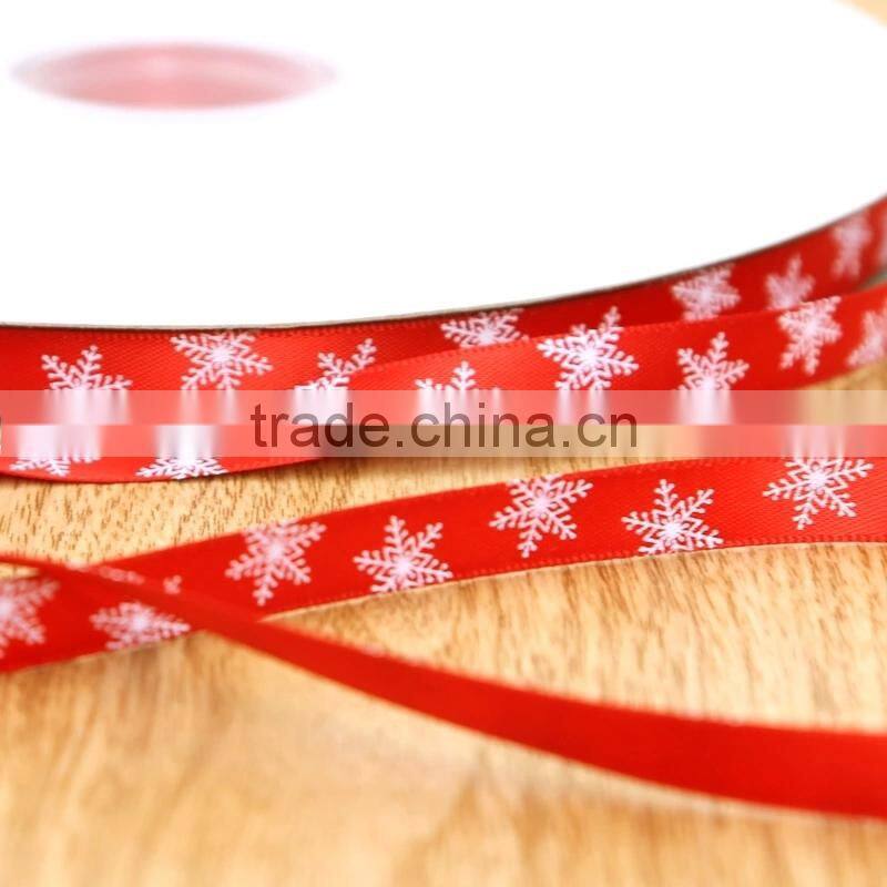 Decorative Halloween Printed Polyester Satin Ribbon