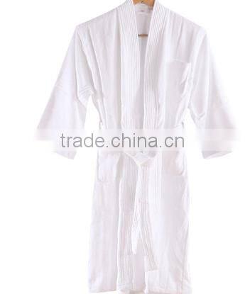 white bathrobe
