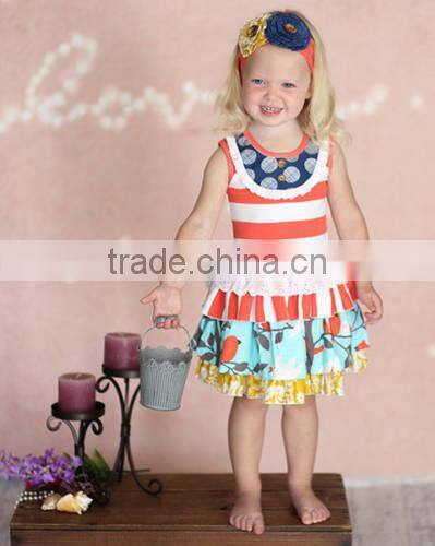 2015 cheap pageant dresses for toddler girls kids clothes summer wholesale fashion baby girls dress designs 4th of july style