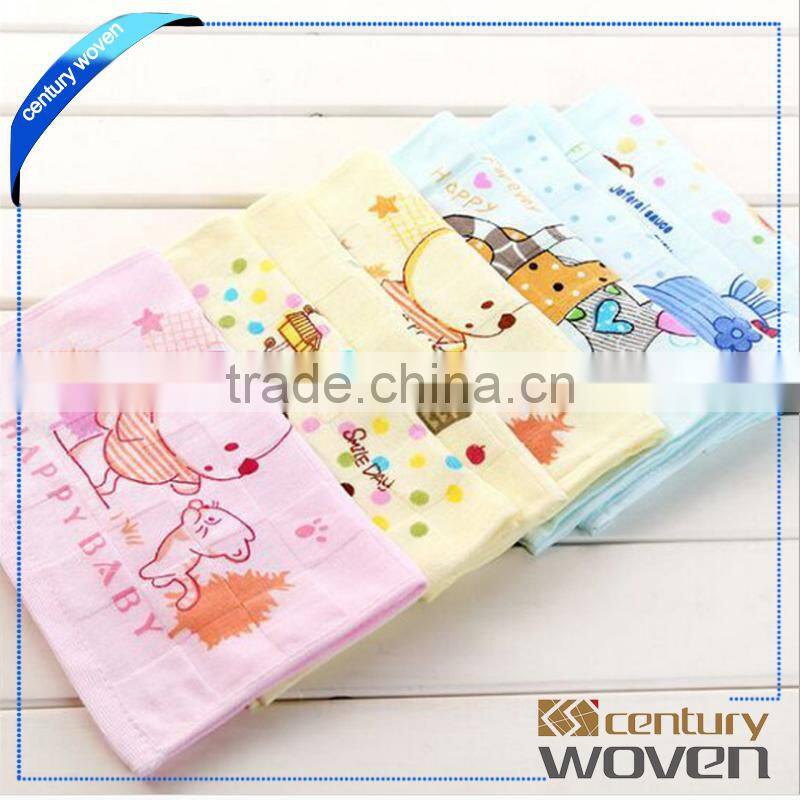 High quality beautiful printing small towels for baby