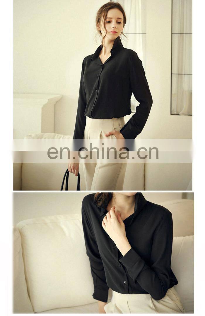 Long sleeve blouse,model simple blouse,women tops blouse