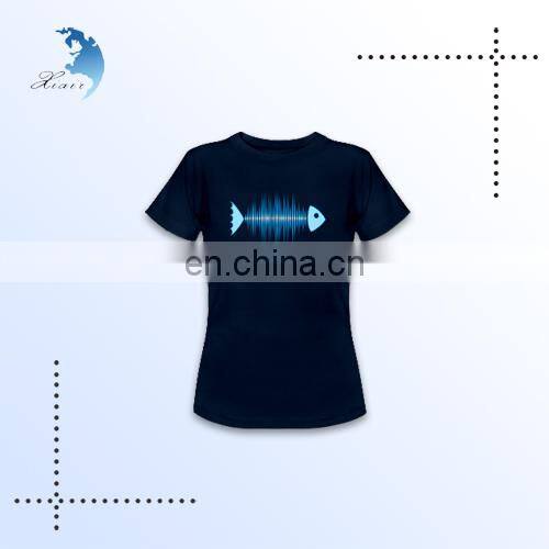 Wholesale price custom design printing white women t-shirt with logo
