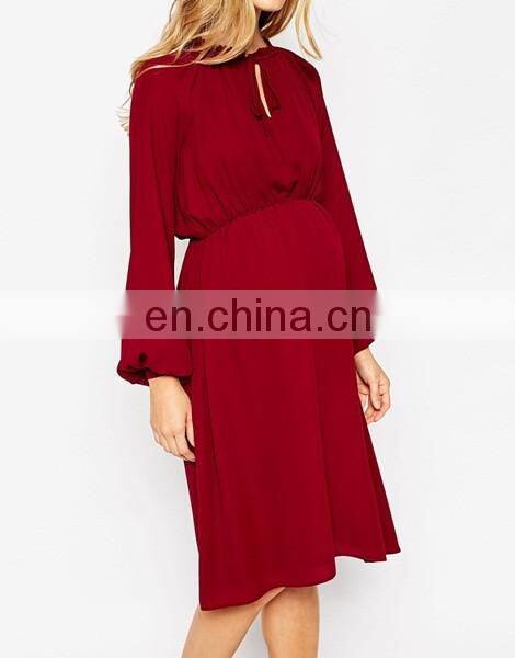 China Dongguan Supplier OEM ODM Maternity Wear Clothings Dress With Soft Tie Wholesale Maternity Clothes For Pregnant Women
