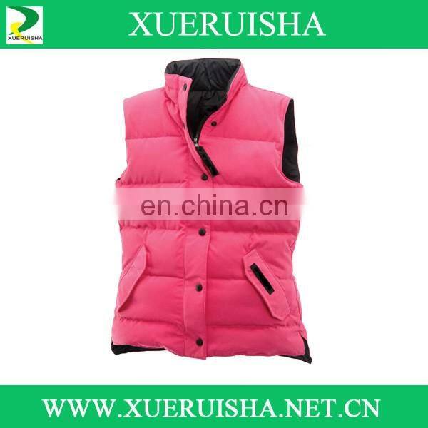 girls down vest for autumn sleeveless down jacket