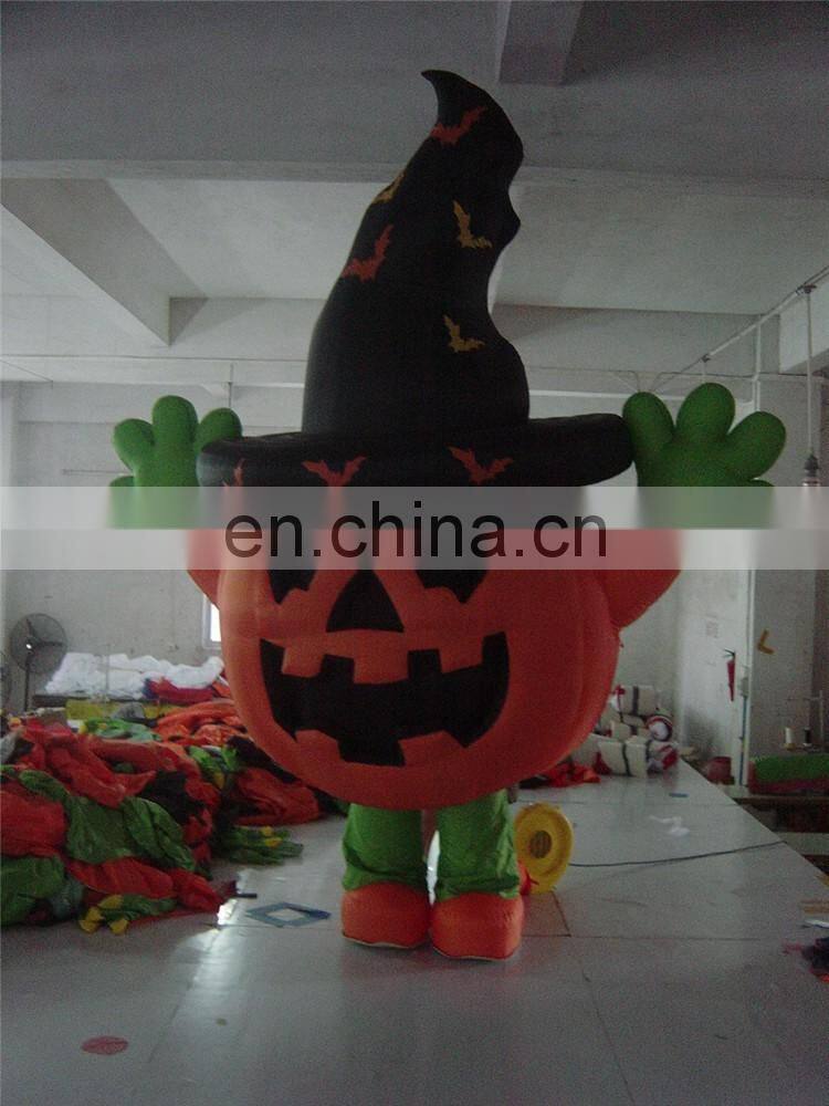 2017 outdoor Halloween inflatable pumpkin for party event