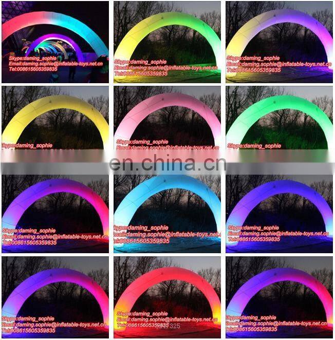 PVC Inflatable Arch Entrance for Outdoors Advertising with Free Logos
