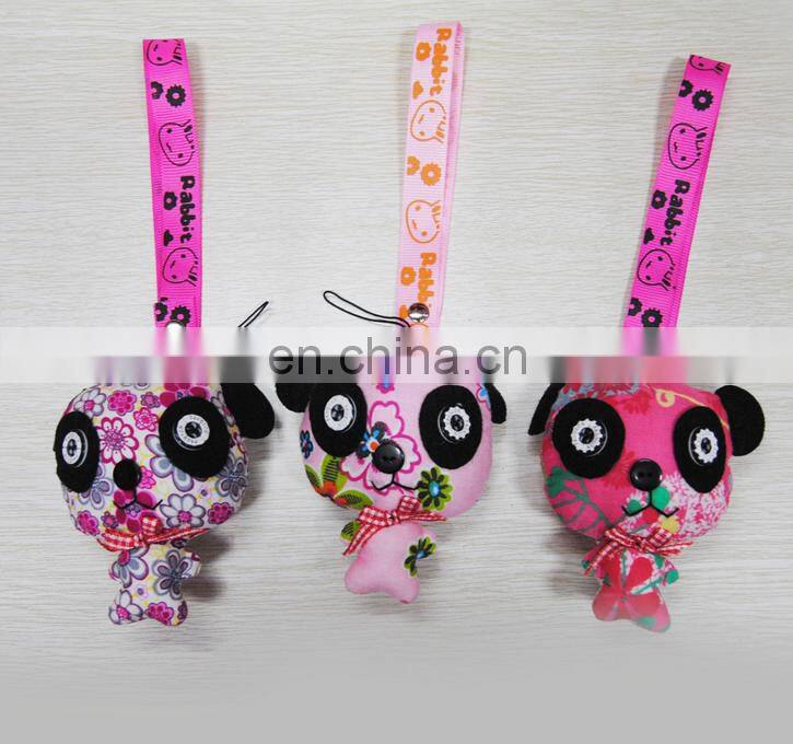 Cute plush monkey toy with magnet mini plush monkey keychain toy