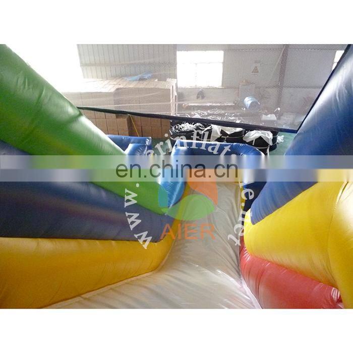 Most popular child and adult sport games inflatable slide cheap double lane water slide inflatable for sale