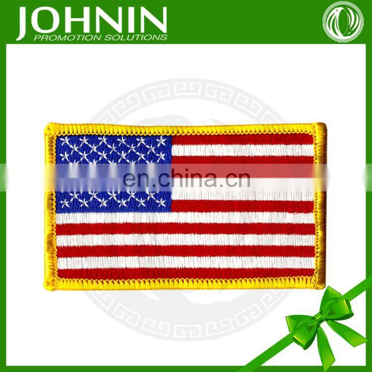 Eco-Friendly Feature and Iron-On Style American flag patch