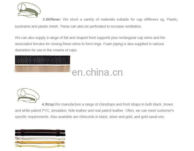 Customized Patrolman Constable Peaked Cap with Cover for Student