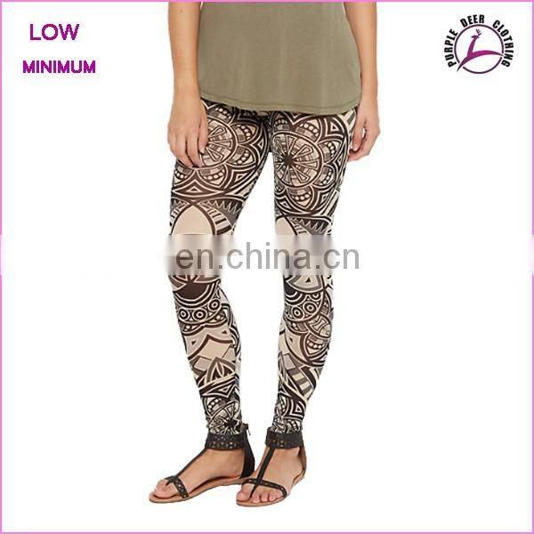 Fashion full print leggings for women yoga pants custom leggings sexy