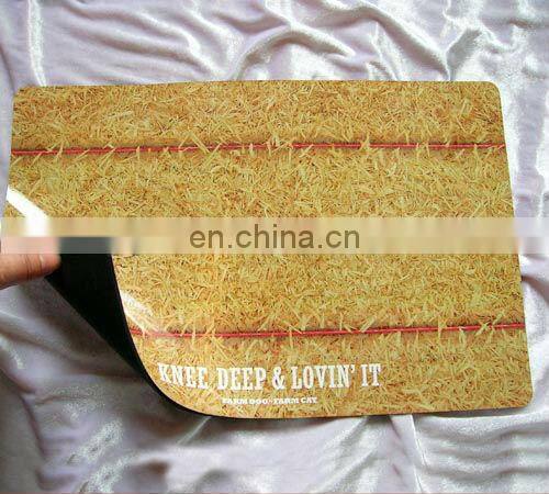 custom soft Palau rubber bar mat